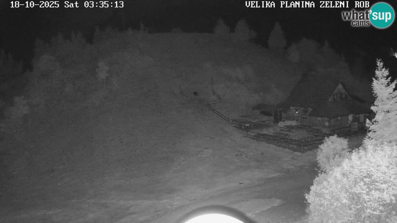 Zeleni Rob | Webcam en vivo Velika Planina