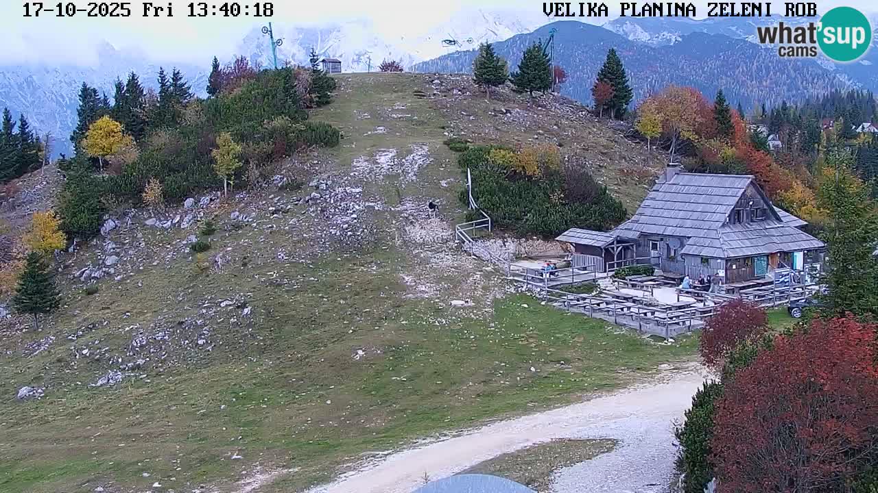 Zeleni Rob | Webcam live Velika Planina