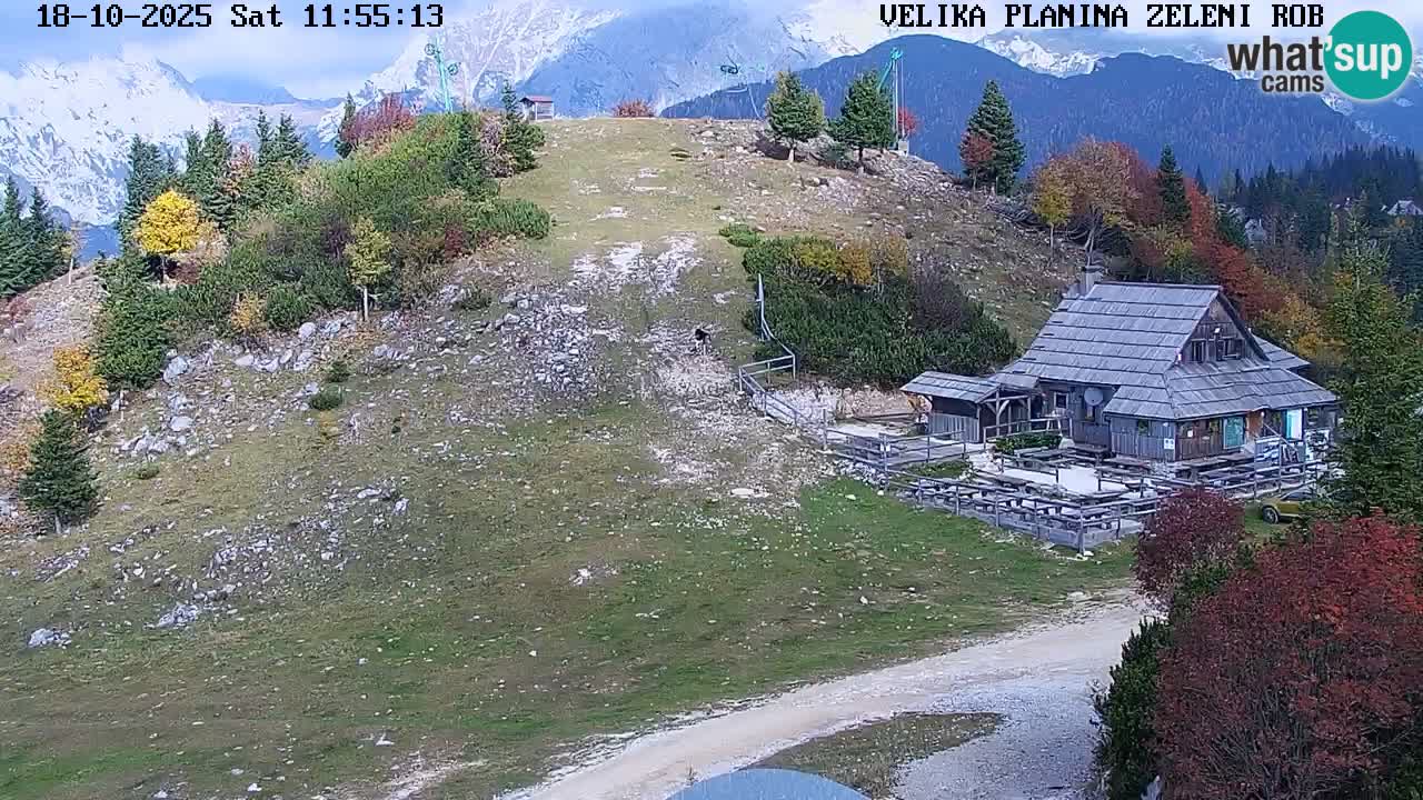 Zeleni Rob – Webcam live | Velika Planina
