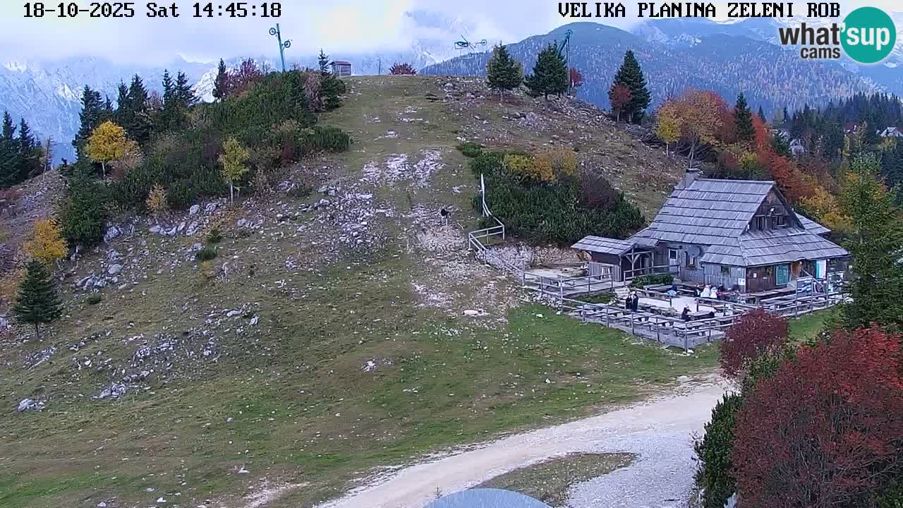 Zeleni Rob – Webcam live | Velika Planina