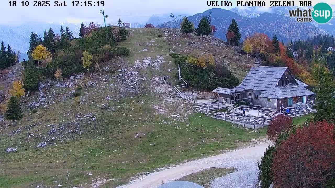 Zeleni Rob – Webcam live | Velika Planina