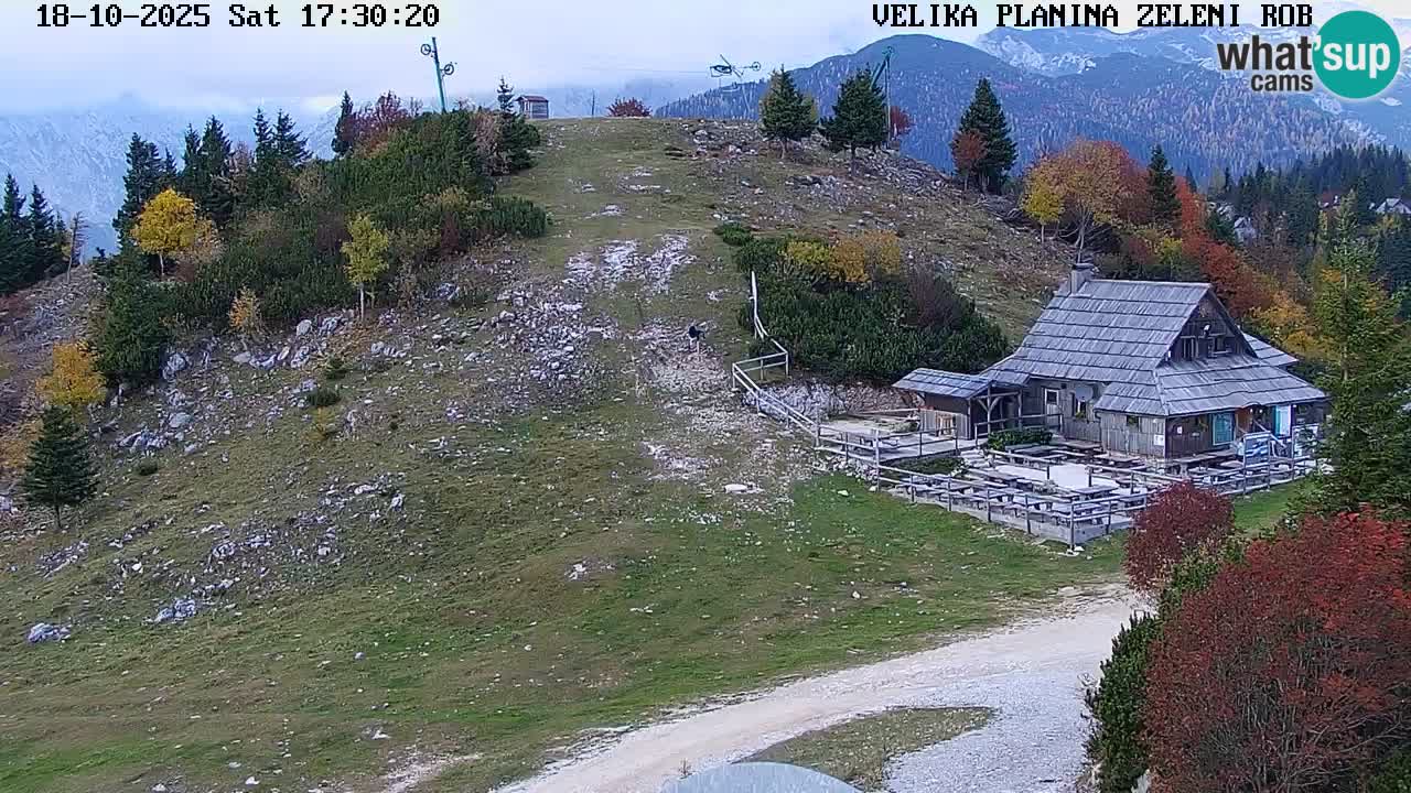 Zeleni Rob – Webcam live | Velika Planina