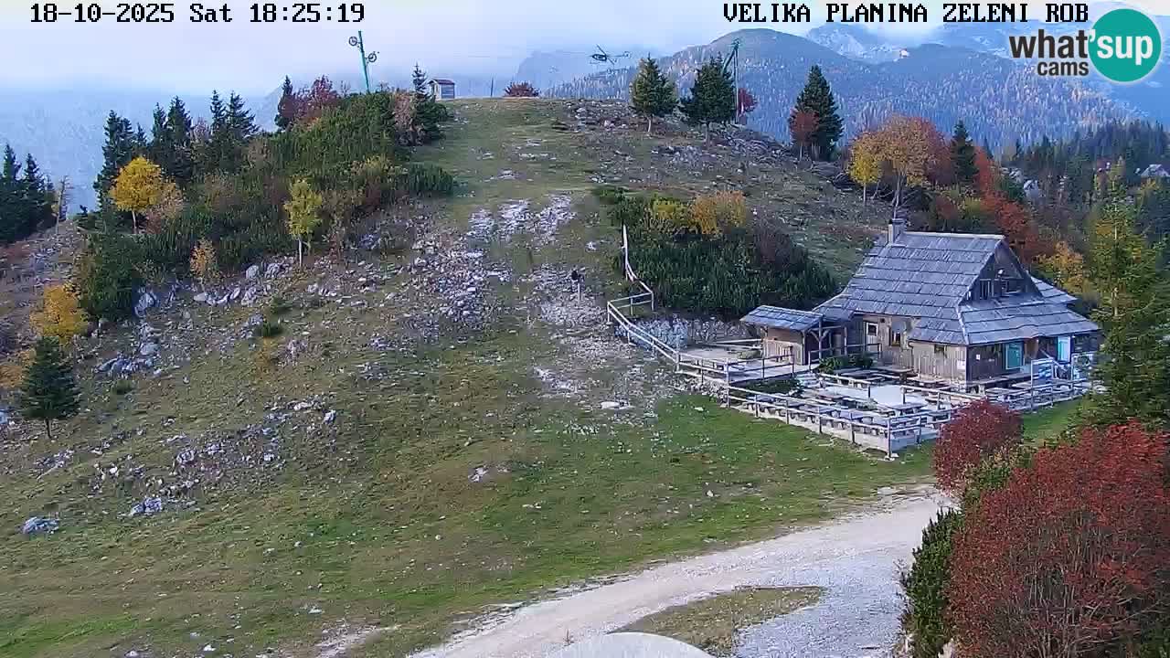 Zeleni Rob | Web kamera Velika Planina