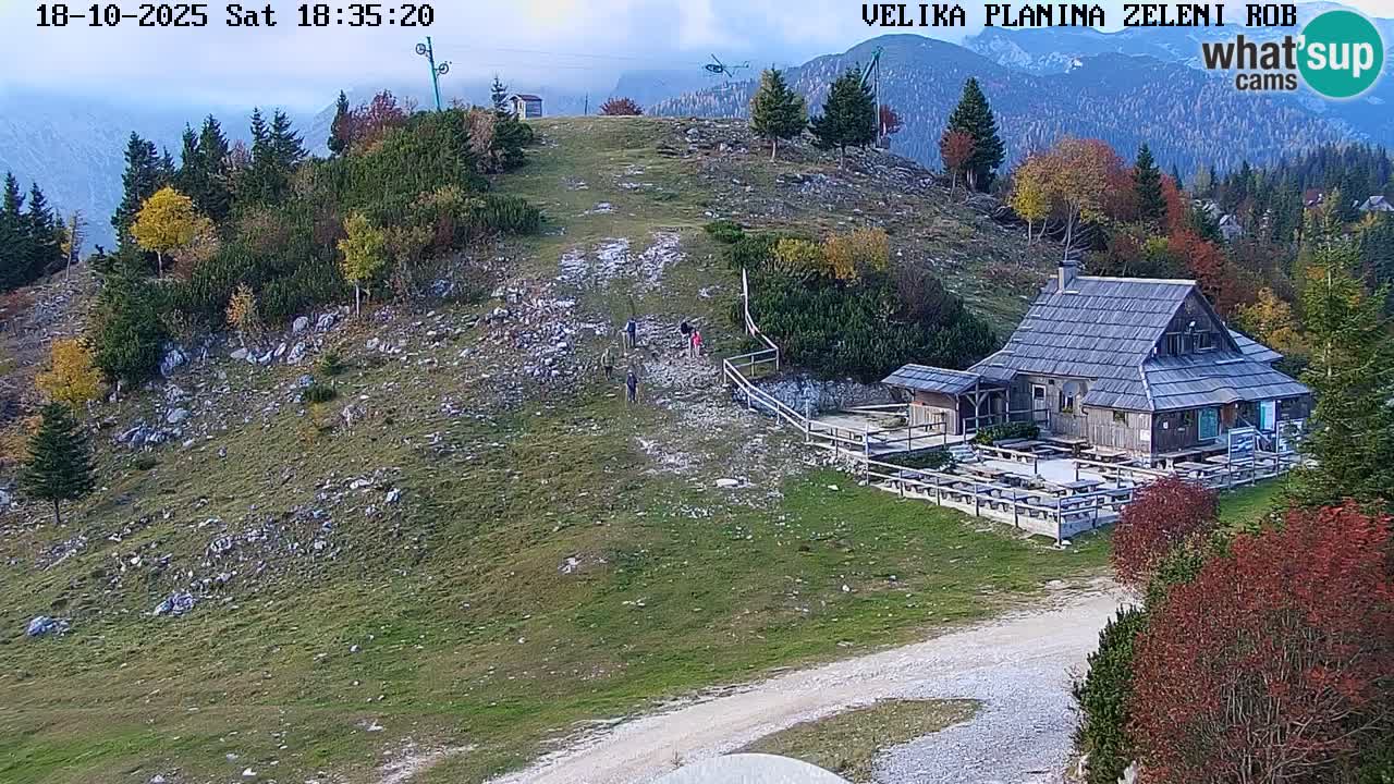 Zeleni Rob | Webcam live Velika Planina