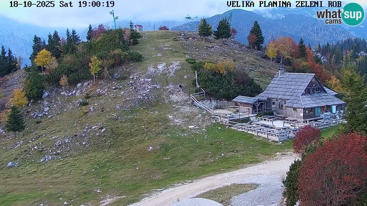 Zeleni Rob – Webcam live | Velika Planina