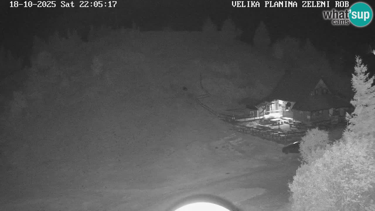 Zeleni Rob – kamera v živo | Velika Planina