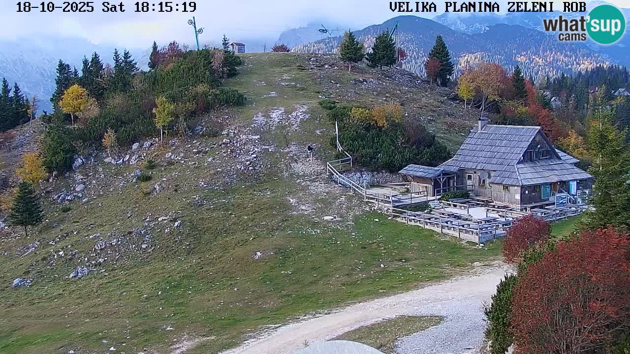 Zeleni Rob – Webcam live | Velika Planina