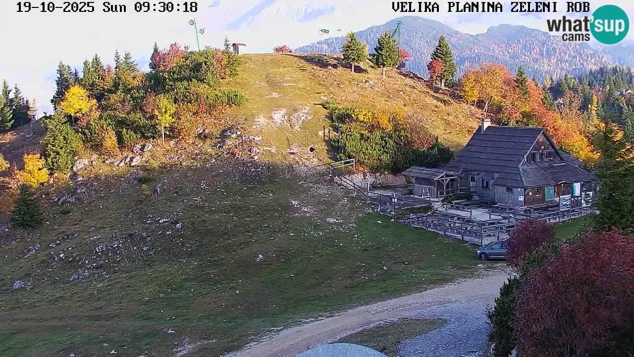 Zeleni Rob – Webcam live | Velika Planina