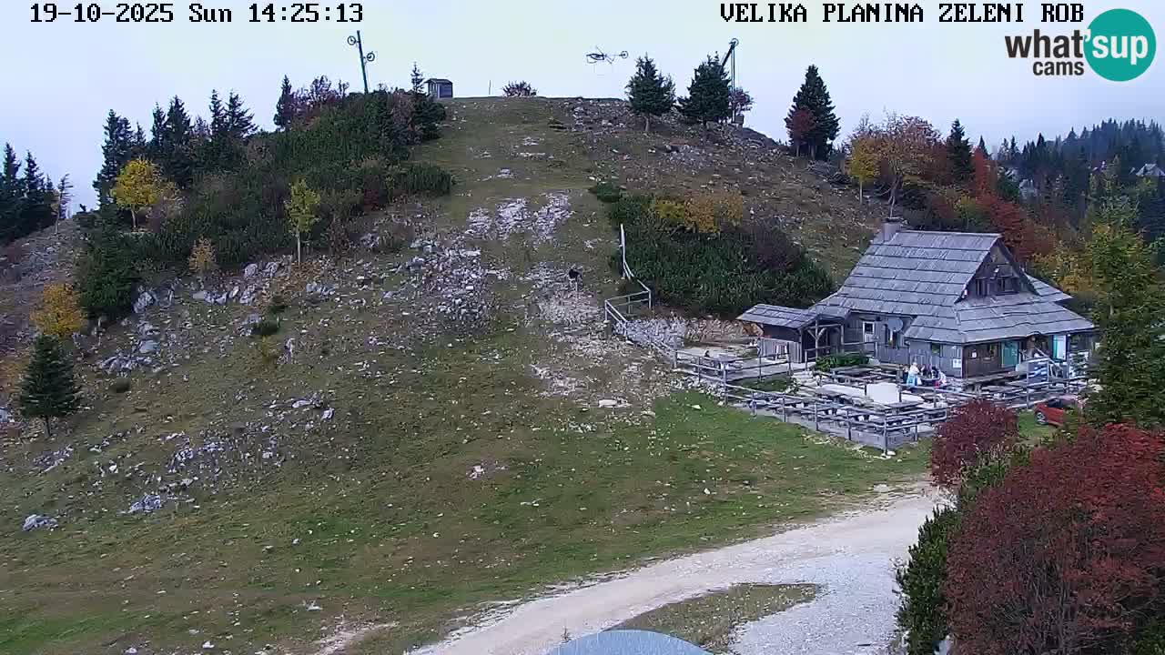 Zeleni Rob | Webcam live Velika Planina