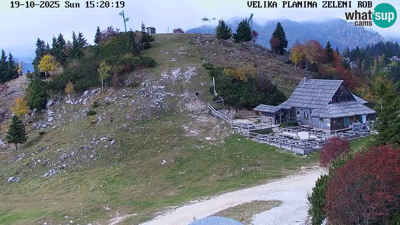 Zeleni Rob – Webcam live | Velika Planina