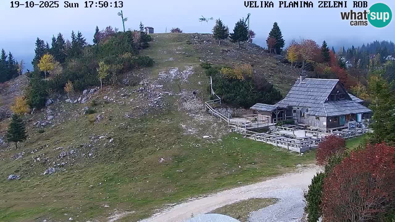 Zeleni Rob – Webcam live | Velika Planina