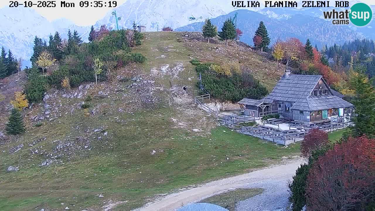 Zeleni Rob | Webcam live Velika Planina