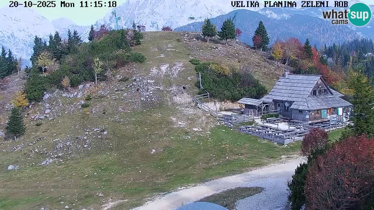 Zeleni Rob – Webcam live | Velika Planina