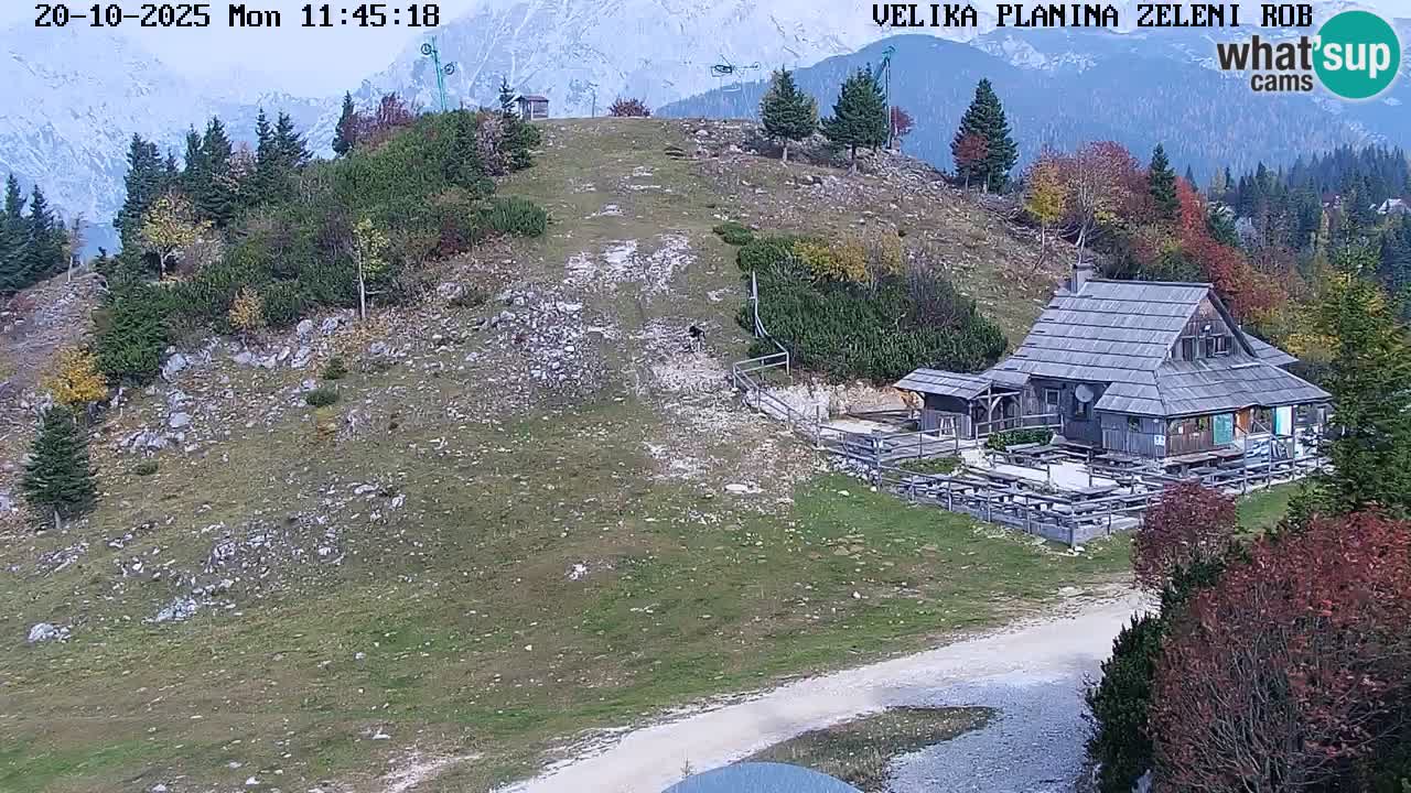Zeleni Rob | Webcam live Velika Planina