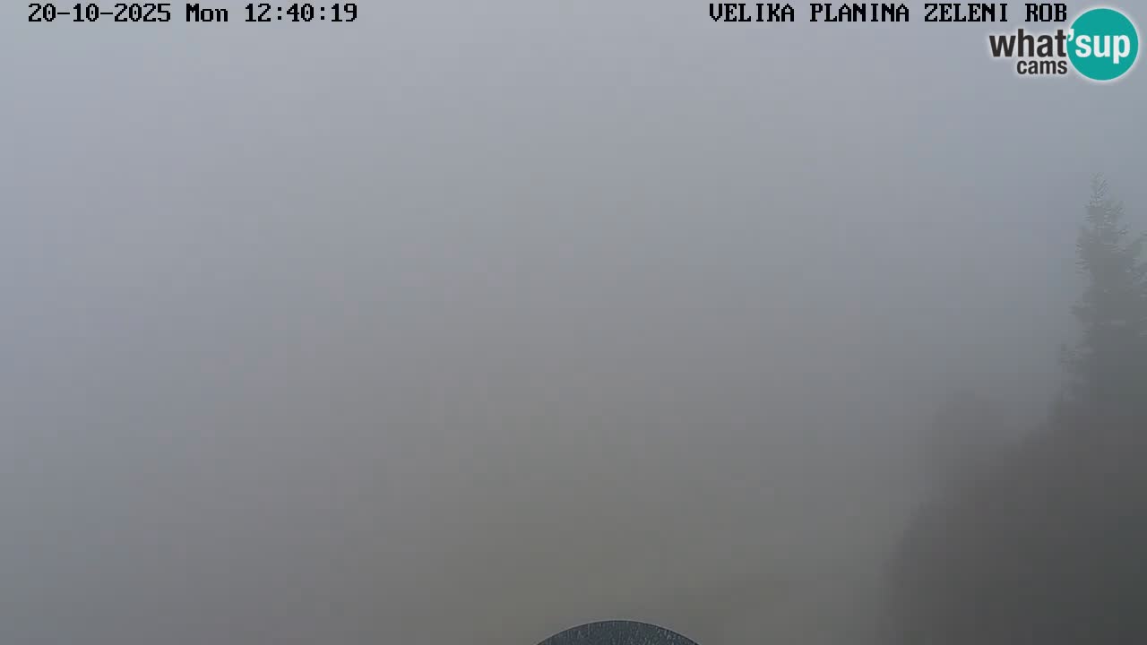 Zeleni Rob – Webcam live | Velika Planina