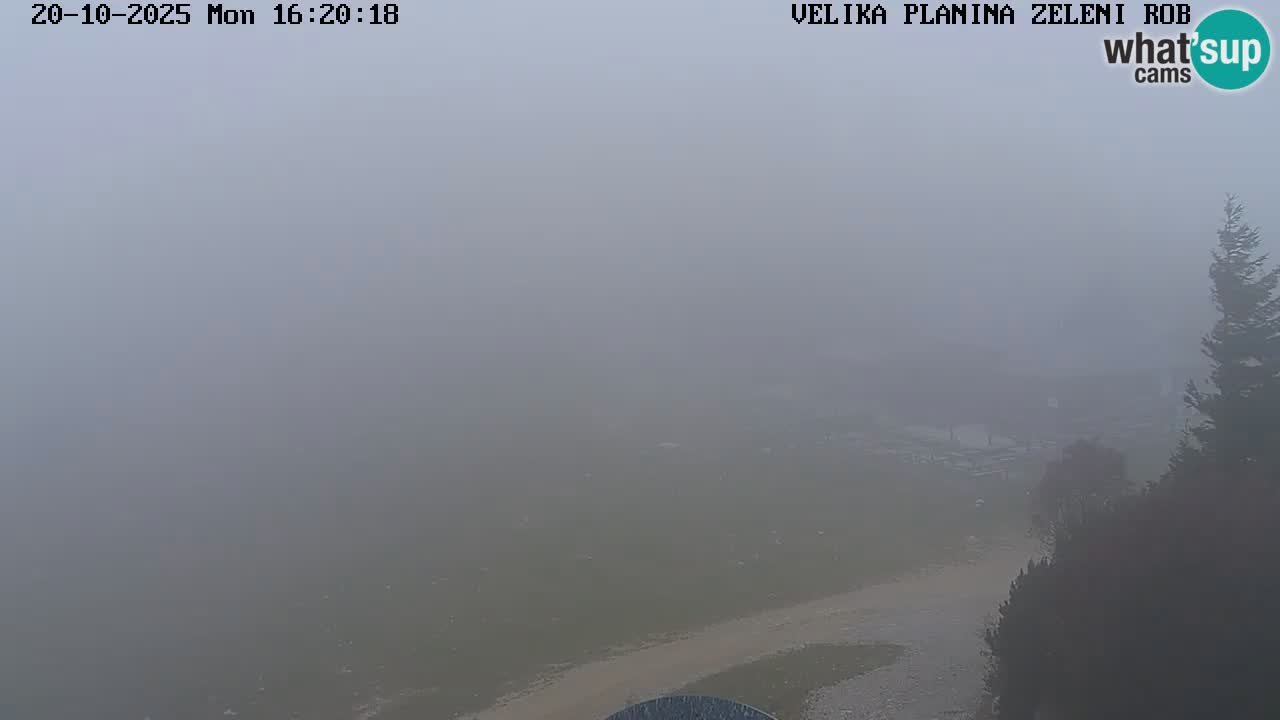 Zeleni Rob – kamera v živo | Velika Planina