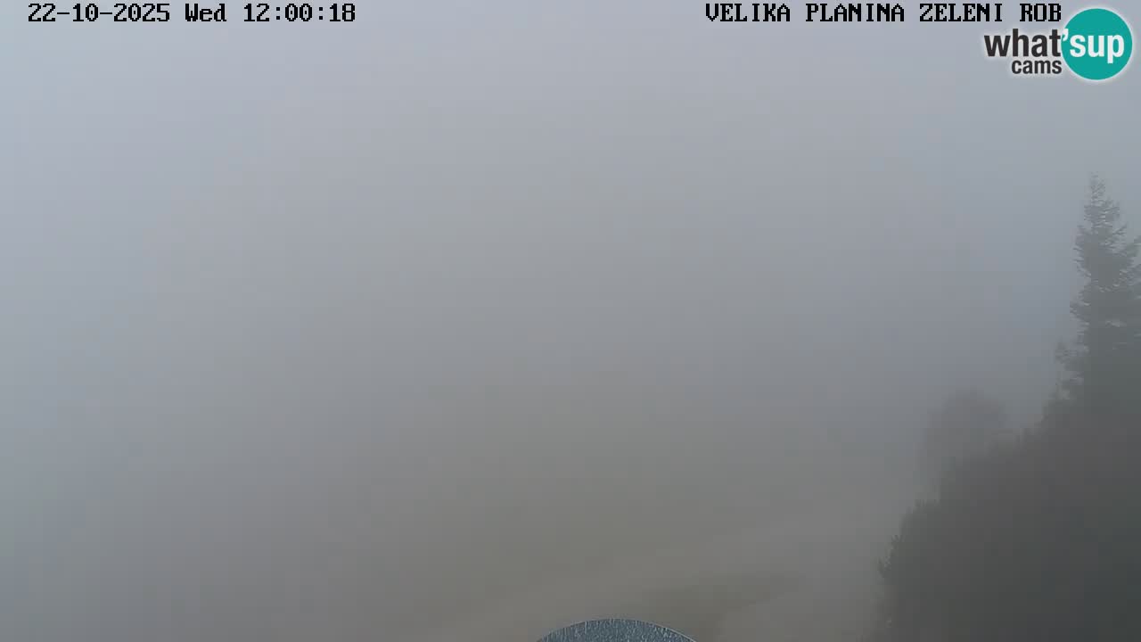 Zeleni Rob – Webcam live | Velika Planina