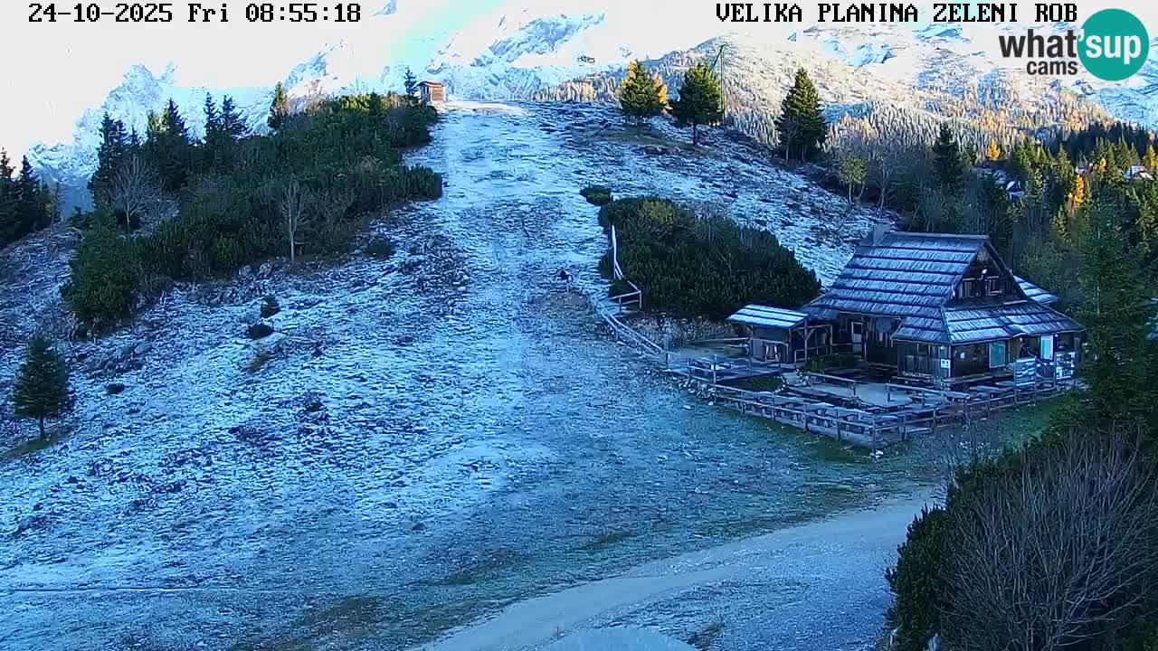 Zeleni Rob – Webcam live | Velika Planina