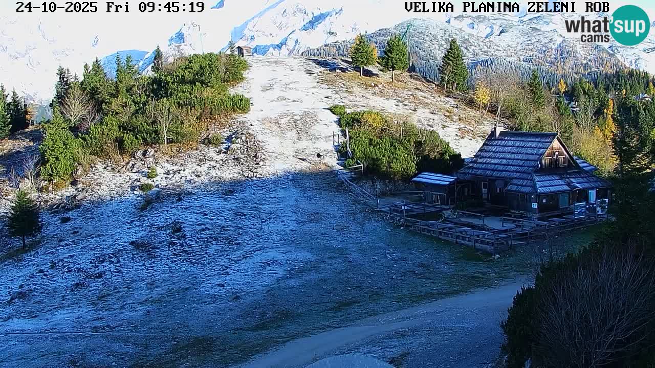 Zeleni Rob – Webcam live | Velika Planina