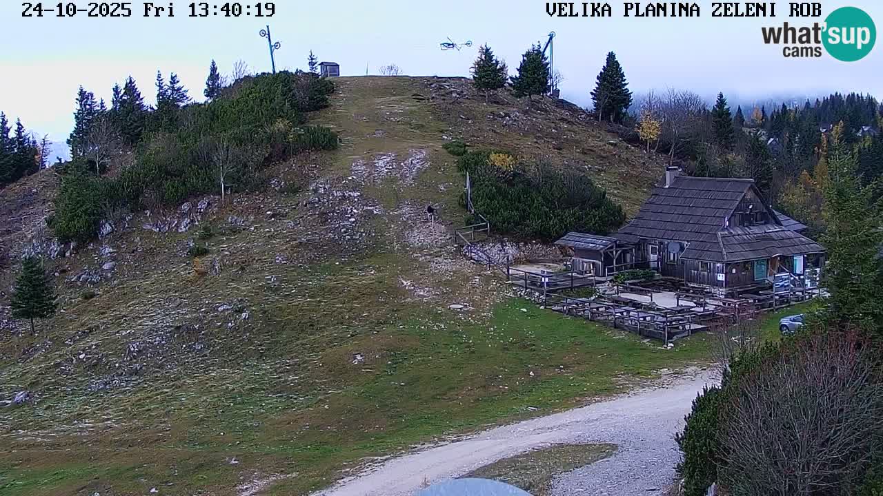 Zeleni Rob – Webcam live | Velika Planina