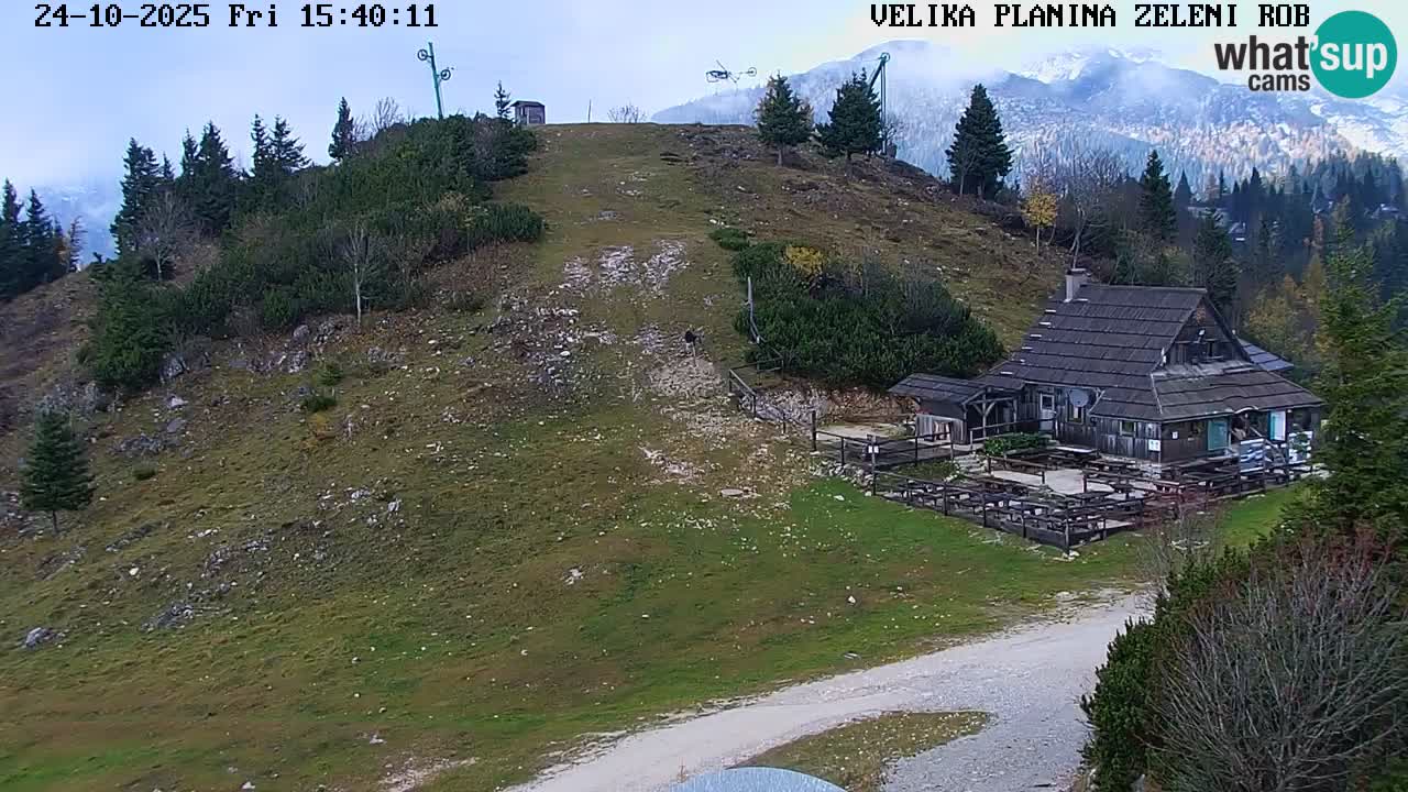 Zeleni Rob – Webcam live | Velika Planina
