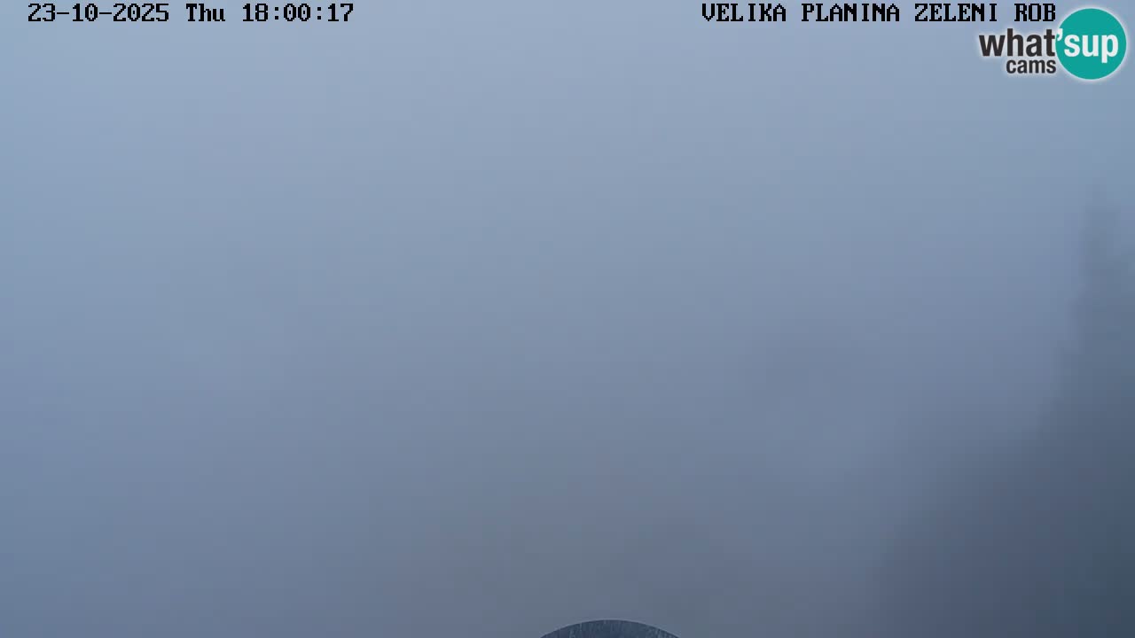 Zeleni Rob | Webcam en vivo Velika Planina
