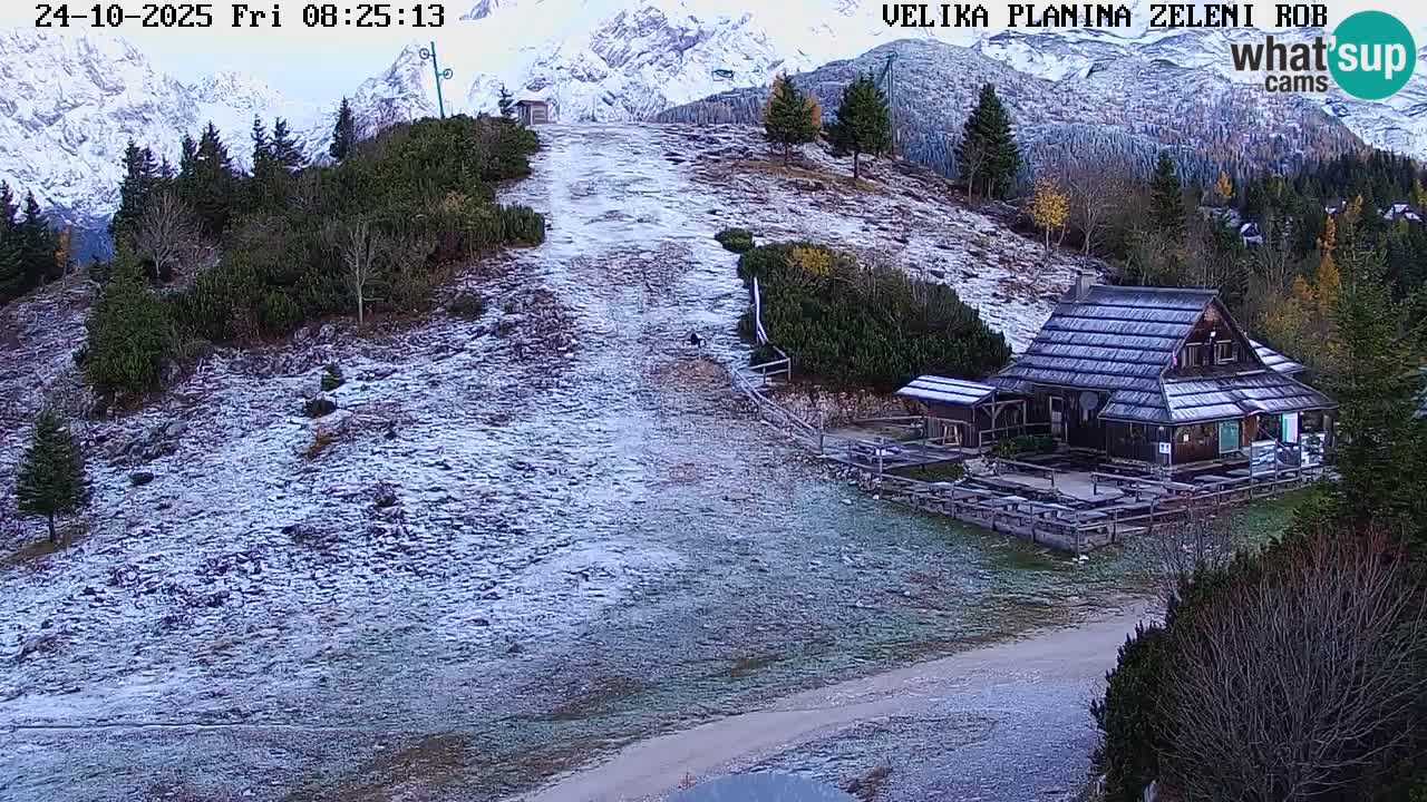 Zeleni Rob – Webcam live | Velika Planina
