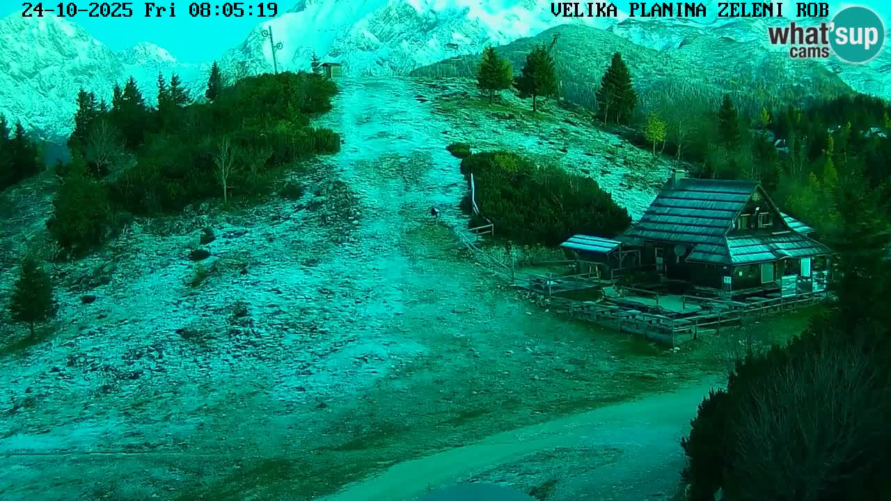 Zeleni Rob – Webcam live | Velika Planina