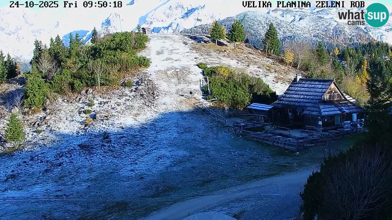 Zeleni Rob – Webcam live | Velika Planina