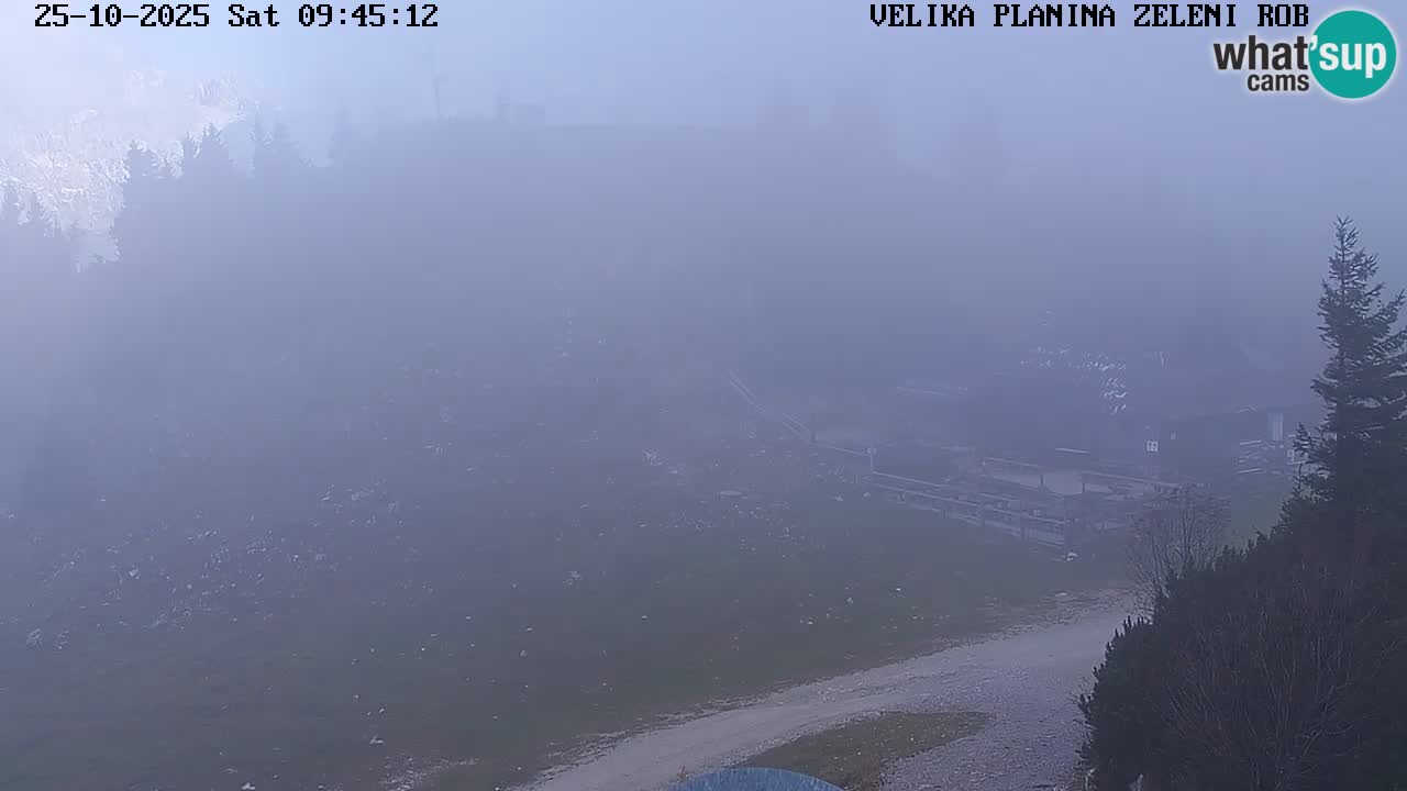 Zeleni Rob | Webcam en vivo Velika Planina