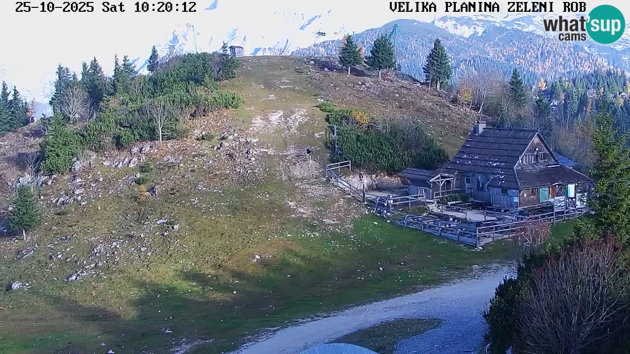 Zeleni Rob – Webcam live | Velika Planina