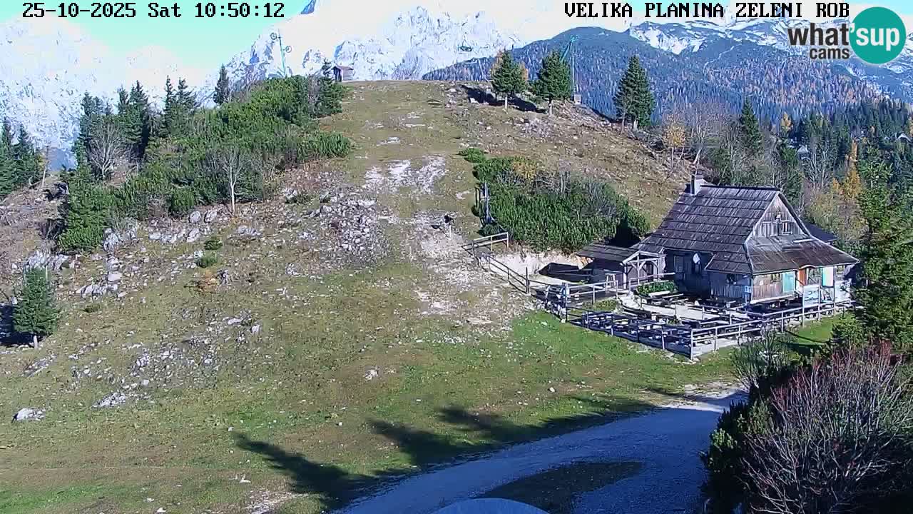 Zeleni Rob – Webcam live | Velika Planina