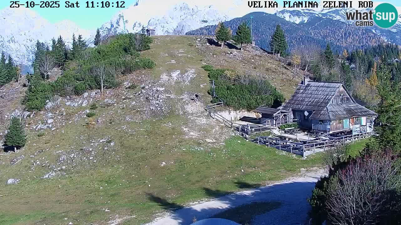 Zeleni Rob | Webcam live Velika Planina