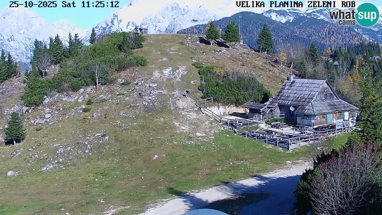 Zeleni Rob – Webcam live | Velika Planina