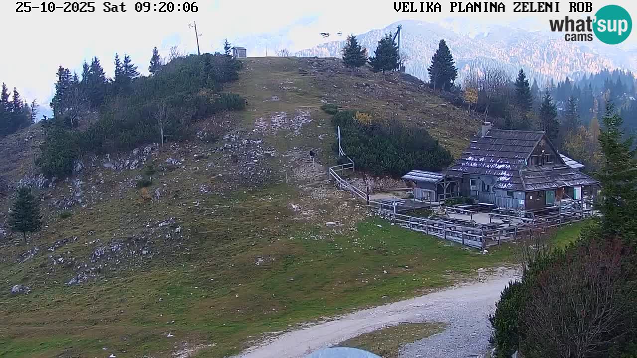 Zeleni Rob | Web kamera Velika Planina