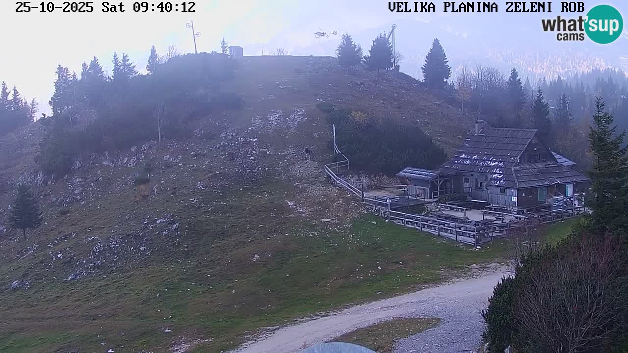 Zeleni Rob – Webcam live | Velika Planina