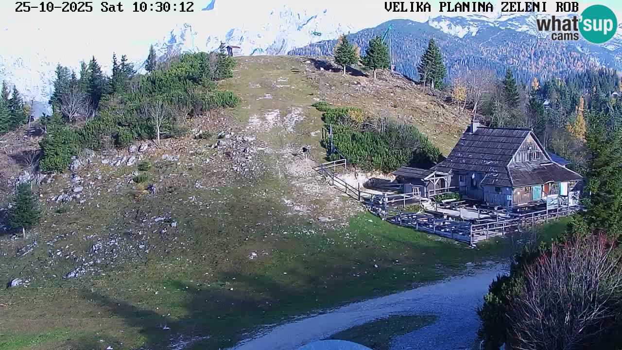 Zeleni Rob – Webcam live | Velika Planina