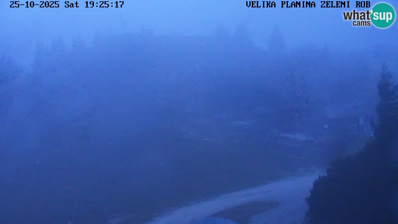 Zeleni Rob – kamera v živo | Velika Planina