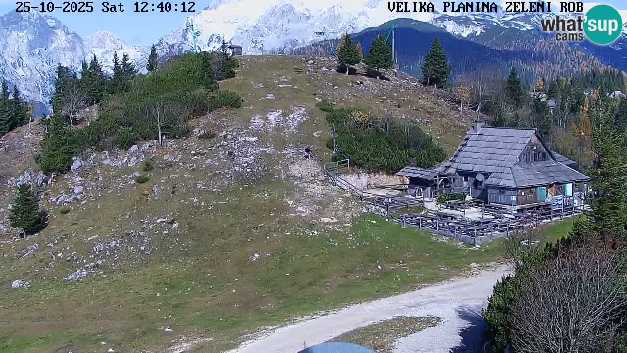 Zeleni Rob | Web kamera Velika Planina