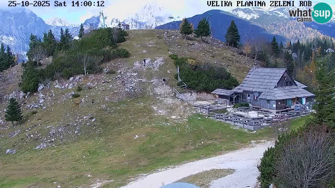 Zeleni Rob | Webcam live Velika Planina
