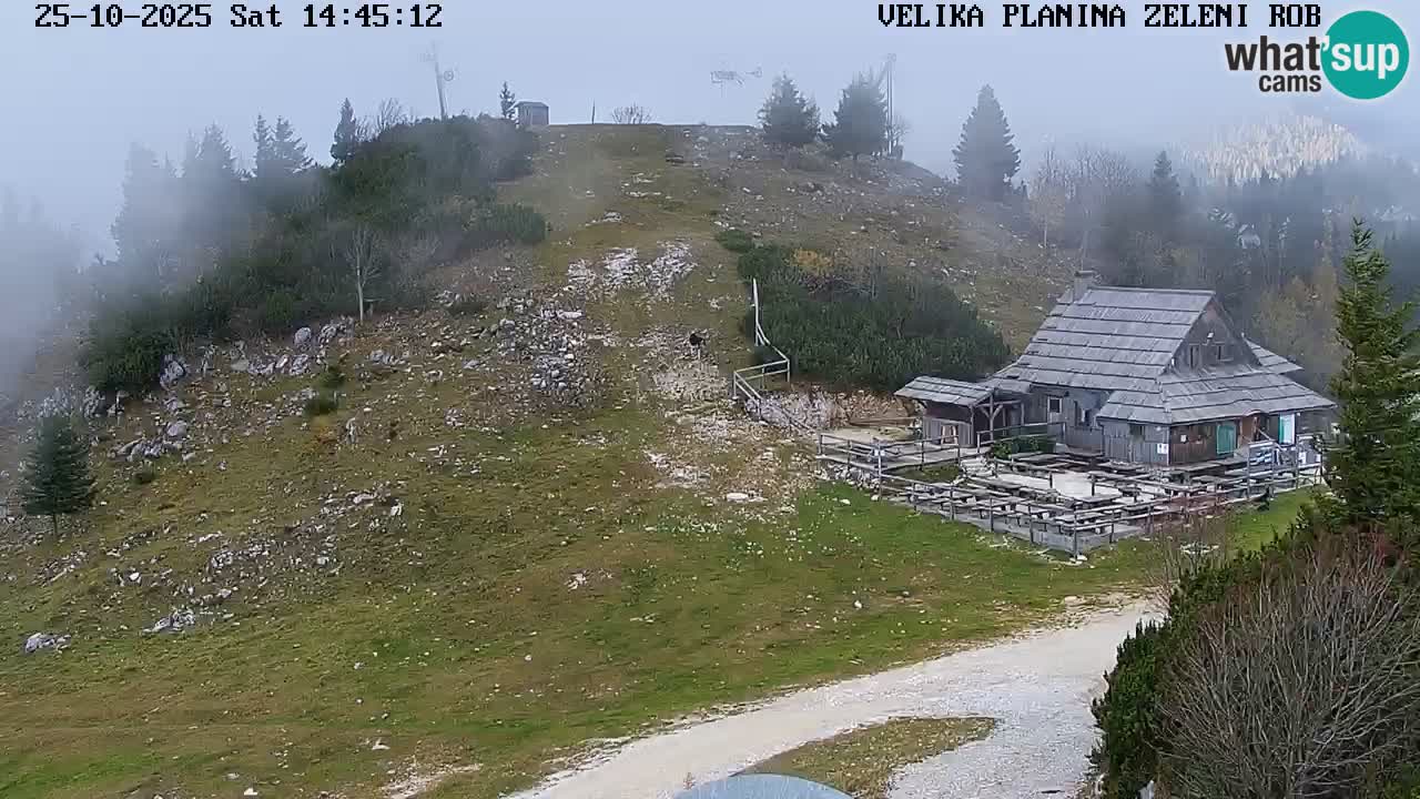Zeleni Rob – Webcam live | Velika Planina