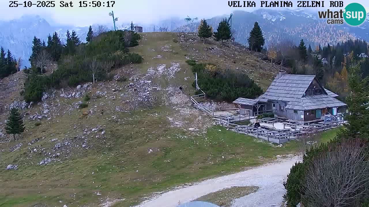Zeleni Rob – Webcam live | Velika Planina