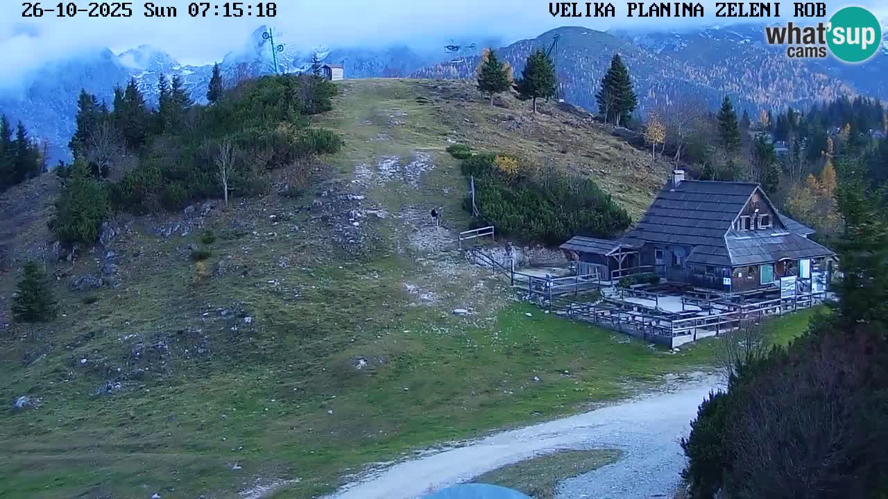Zeleni Rob | Webcam live Velika Planina