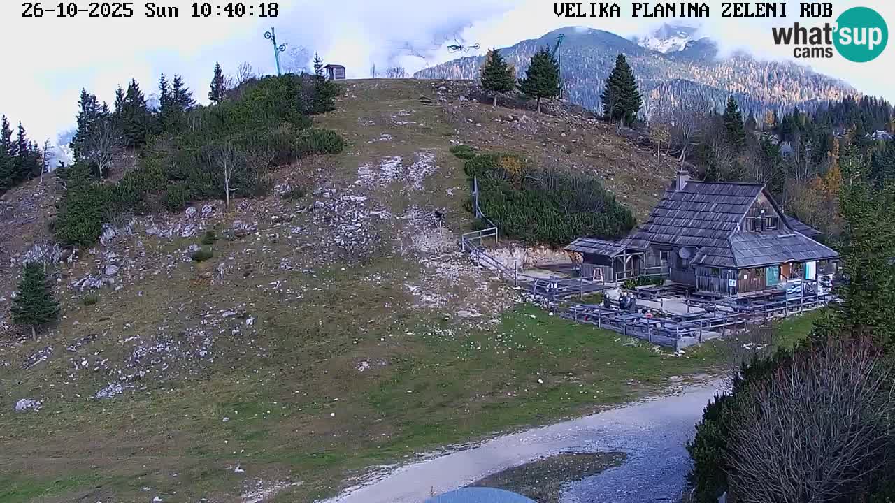 Zeleni Rob | Webcam live Velika Planina