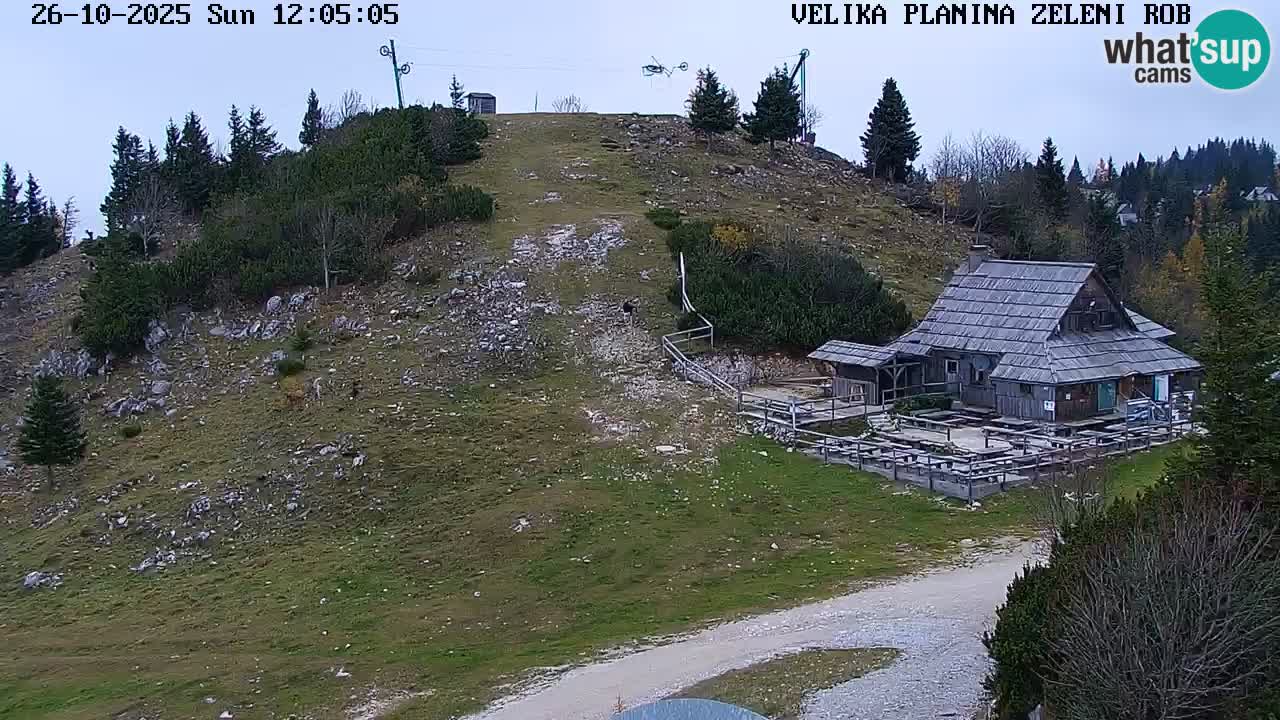 Zeleni Rob – Webcam live | Velika Planina