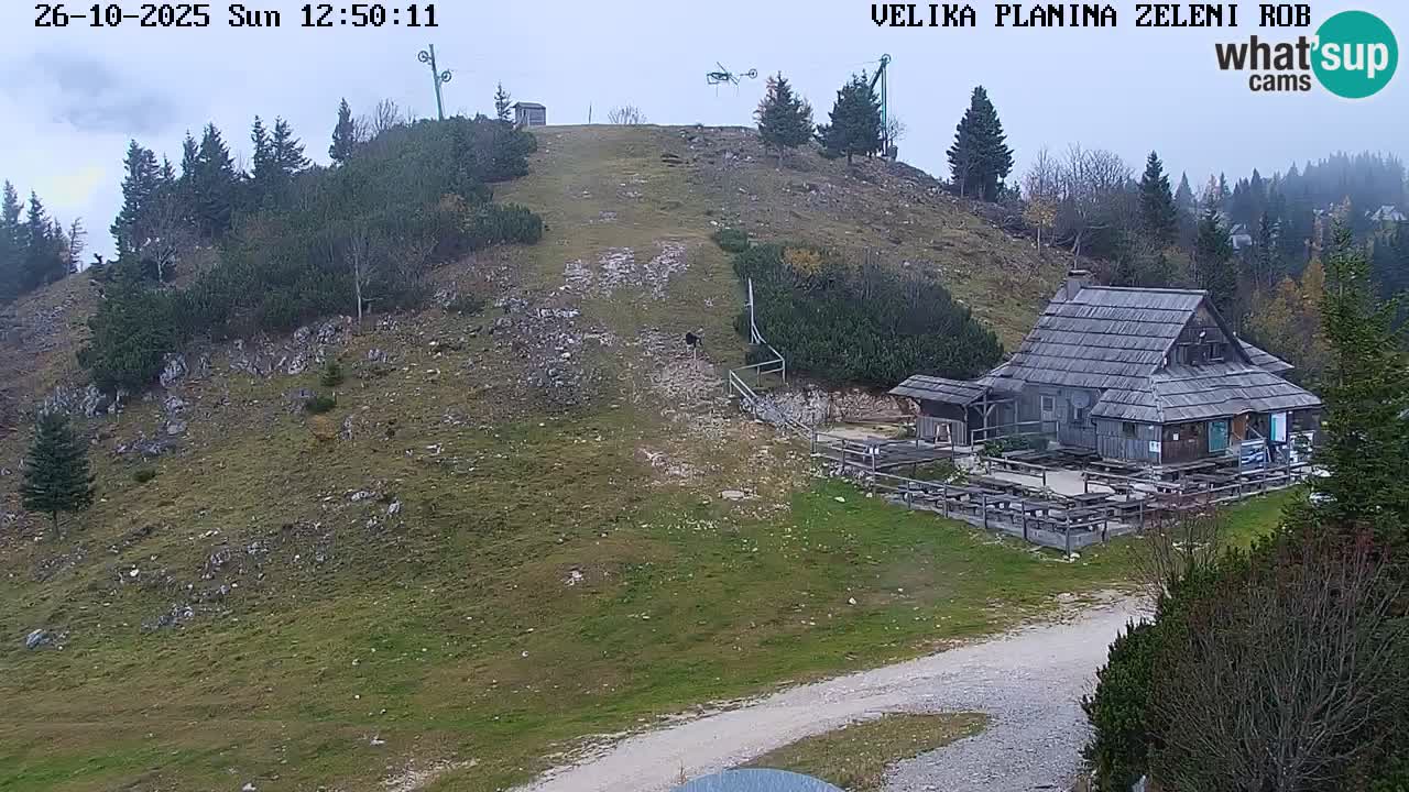 Zeleni Rob | Webcam live Velika Planina