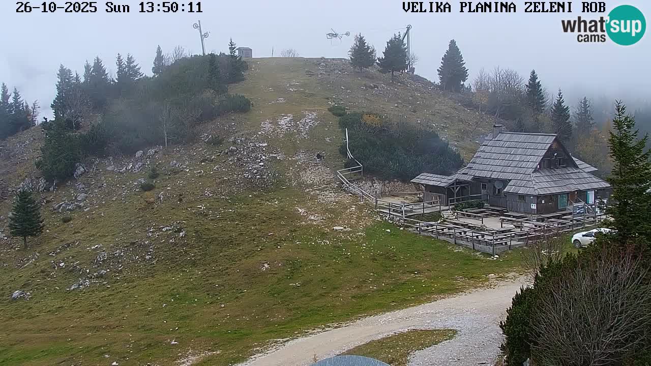 Zeleni Rob | Webcam live Velika Planina