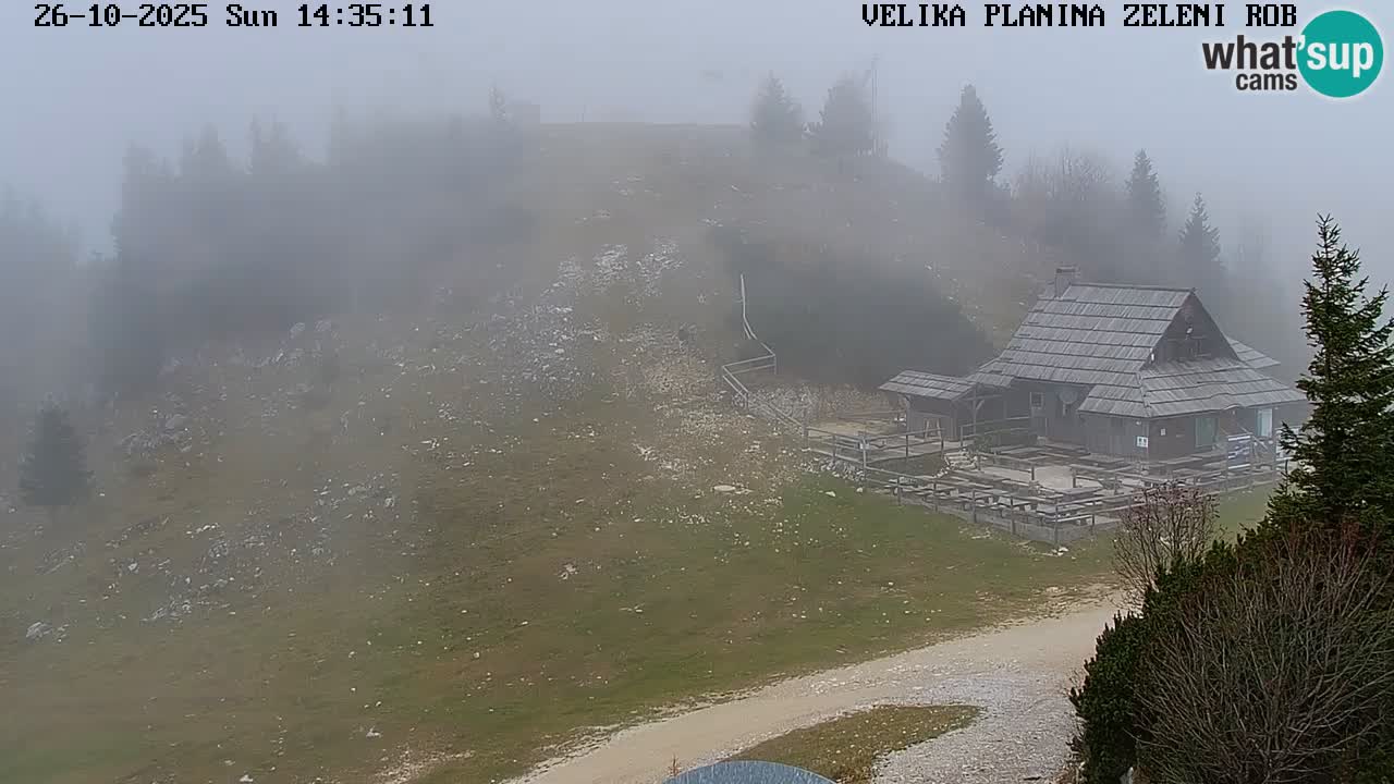 Zeleni Rob – Webcam live | Velika Planina