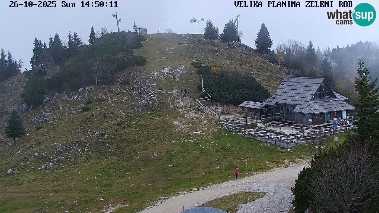 Zeleni Rob – Webcam live | Velika Planina