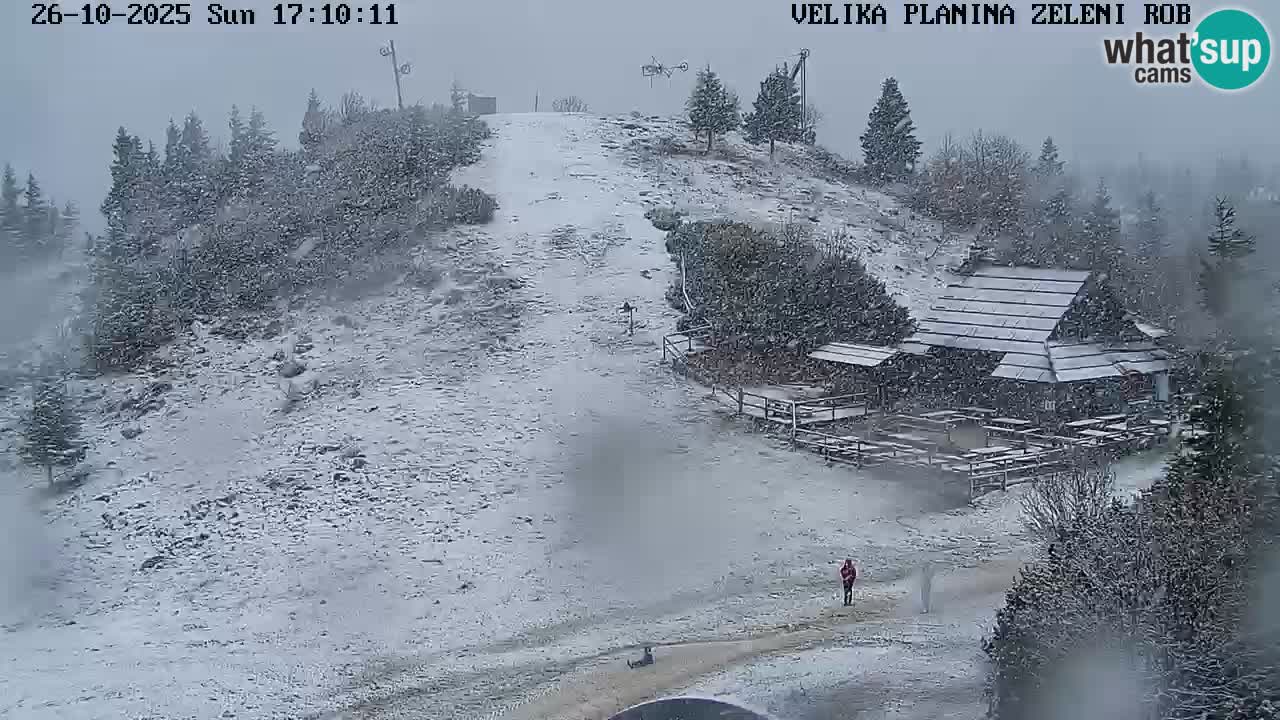 Zeleni Rob | Web kamera Velika Planina